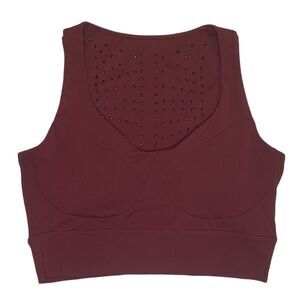 Elastique Women's High Support Sports Bra M Red Yoga Running